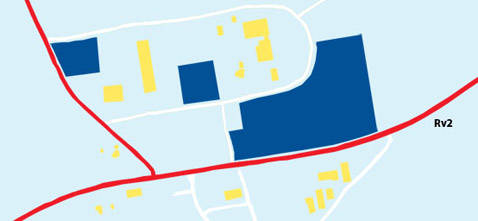 Kart over Herbergsen Nringspark